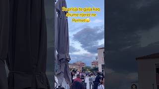 Shkuam per nje fundjave te qete, por përmeti gumezhinte nga njerezit 😮#permet #albania #travel