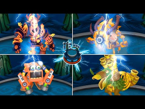 Wublin Island - All Wublin Avakenings, Evolves & Power Ups | My Singing Monsters