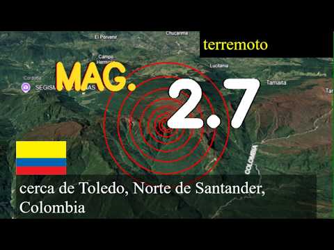 Terremoto cerca de Toledo, Norte de Santander, Colombia actualizaciones en vivo hoy: Terremoto de m