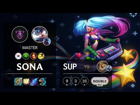 Sona Support vs Bard - KR Master Patch 10.16