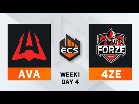 AVANGAR vs forZe - Map 3 - Train (ECS Season 8 - Week 1 - DAY4)