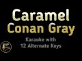 Conan Gray Caramel Karaoke Instrumental Lower Higher Female Original Key