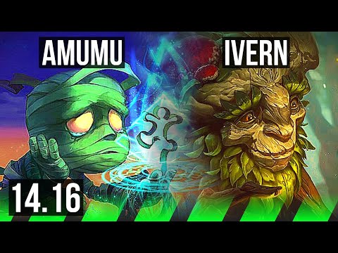 AMUMU vs IVERN (JGL) | 8/2/18, 700+ games, Dominating | EUW Master | 14.16