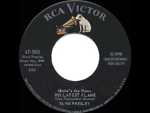 1961 HITS ARCHIVE: (Marie’s The Name) His Latest Flame - Elvis Presley (#1 UK hit)
