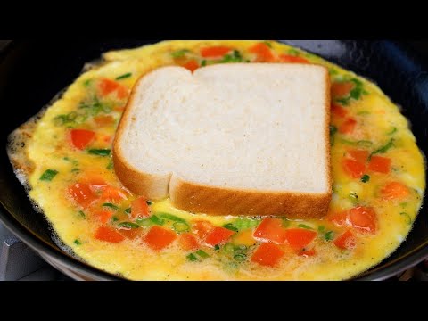 Bread and Eggs Cooked Like This Are Really Delicious! 4 Quick Toast recipes
