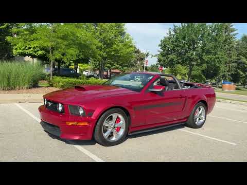 **SOLD on the CCC Buy-It-Now Lot** 2008 Ford Mustang GT/CS Convertible