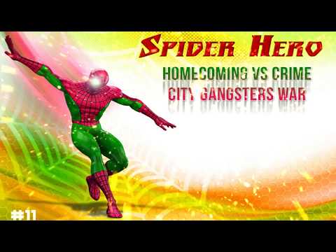 Spider Hero Survival vs Crime City Gangsters War Video
