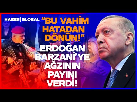 Cumhurbaşkanı Erdoğan, Haddini Aşan Barzani'ye Ağzının Payını Verdi!