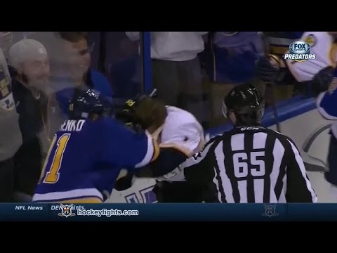 Ryan Ellis vs Vladimir Tarasenko Nov 13, 2014