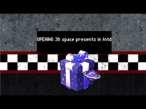 opening 36 space presents from the Space Event in fntd