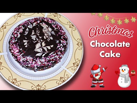 Christmas Chocolate Cake - Nargis Ka Kitchen