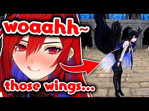 Elizabeth Caught Off-Guard By Nerissa Showed Her Butt Wings