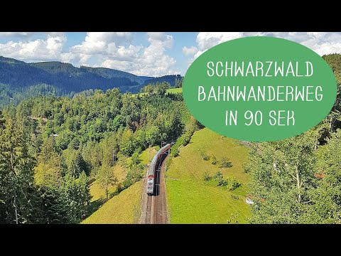 Bahnwandern im Schwarzwald - Unterwegs auf dem Schwarzwaldbahn-Erlebnispfad