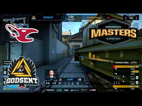 mousesports vs GODSENT | Highlights | Dreamhack Masters Winter