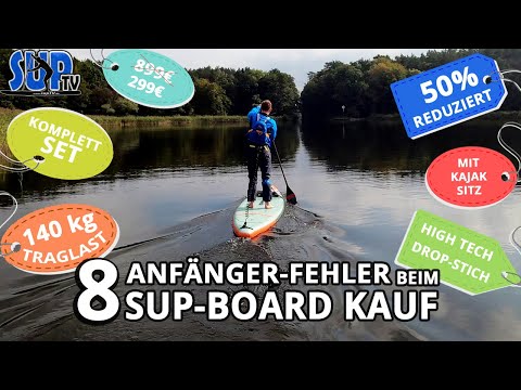 8 mistakes when buying a SUP board | This is what many beginners do wrong ❌✅