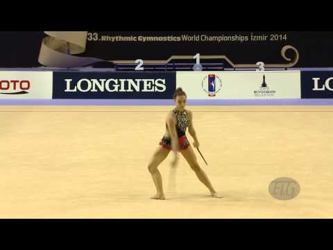 CHABOUD Ambre (FRA) - 2014 Rhythmic Worlds, Izmir (TUR) - Qualifications Clubs