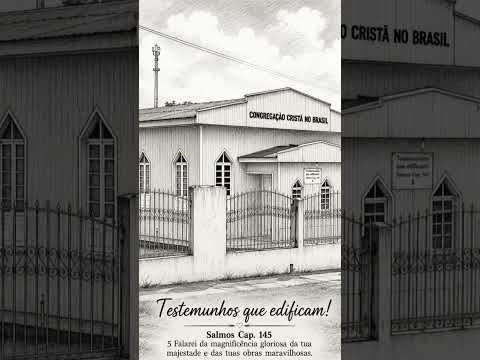 Testemunhos que edificam!!! irmão Fábio Campelo, Ancião em Pau D'Arco do Piauí - PI