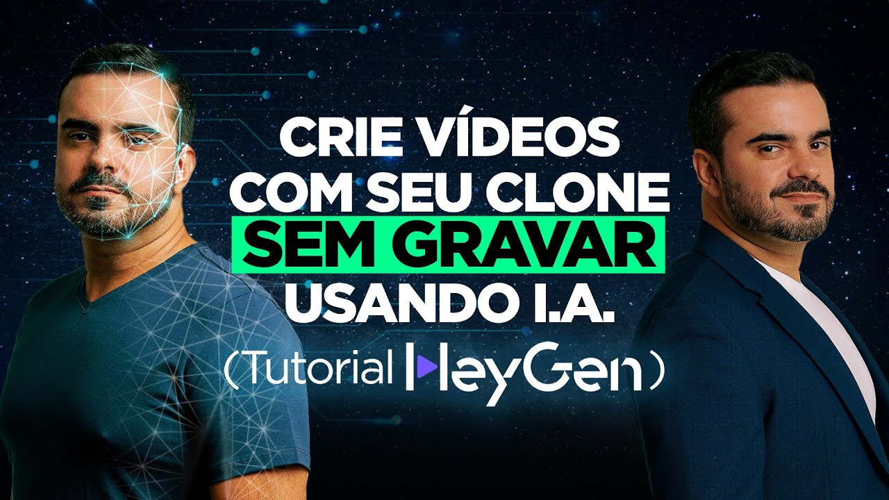 Como Criar seu Clone em Vídeo e multiplicar seus criativos sem gravar nada mais por isso (HeyGen)