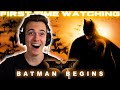 BATMAN BEGINS EXCEEDED my EXPECTATIONS!!! Re-upload | First Time Watching reaction commentary review