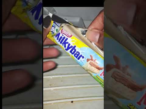 Nestle Milkybar 🤩 yummy taste #chocolates #milkybar #food #shortsfeed #viral #trending #eating #love