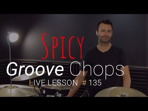 Inverted Double stroke - Spicy Groove Chops - drum lesson