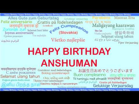 Anshuman   Languages Idiomas - Happy Birthday