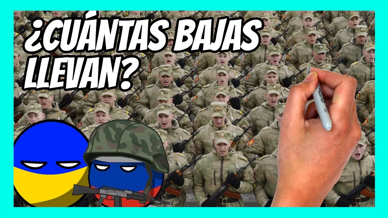 ✅ ¿Cuántas bajas llevan RUSIA y UCRANIA en la guerra? | El análisis definitivo