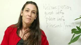 Example of a Welcome Speech