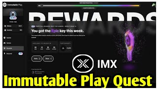 Buy Key With Gems | Immutable Play Quest | Play To Earn Game | Dk4 Gaming |