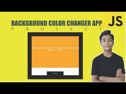 Javascript Course Project Based Learning Background Color Changer App Using Javascript Project 35