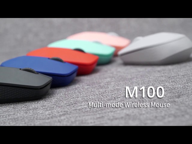 Rapoo M100 Silent Ratón Óptico Inalámbrico 1300DPI Gris Claro video