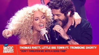 Thomas Rhett, Little Big Town ft. Trombone Shorty Perform "Don't Threaten Me with a Good Time"