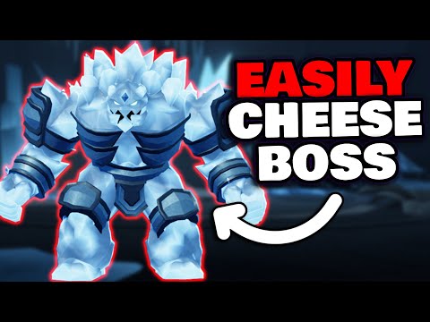 How To EASILY CHEESE The GOLEM BOSS In The Forge Roblox...