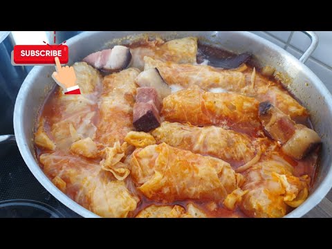 Domaca sarma od kiselog kupusa,na starinski nacin.