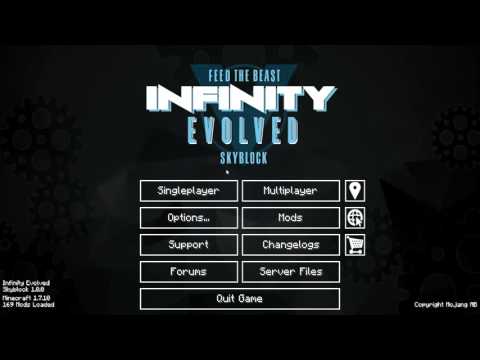 FTB Infinity Evolved SKYBLOCK Expert Mode Mod Pack! RELEASE VIDEO! + SERIES!!?? [NEW MODPACK!]