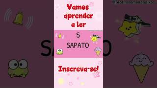 VAMOS APRENDER A LER. #abcd #aprenderaler