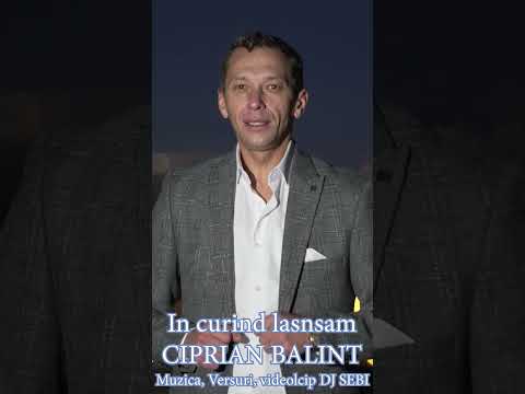 Vineri lansam cea mai noua melodie cu Ciprian Balint