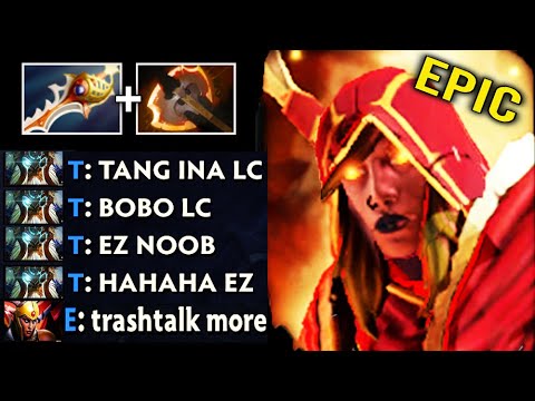 EPIC SH!T BASE RACE Divine Rapier LC Mega vs Crazy Toxic Pause Trashtalk SEA Satisfied Ending Dota 2