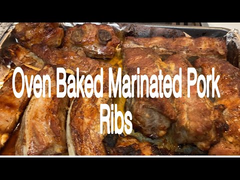 Oven Baked Marinated Pork Ribs