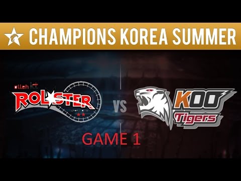 LCK Summer 2015 Week 11 Day 3 - KT Rolster vs KOO Tigers | Game 1 - KT vs KOO W11D3