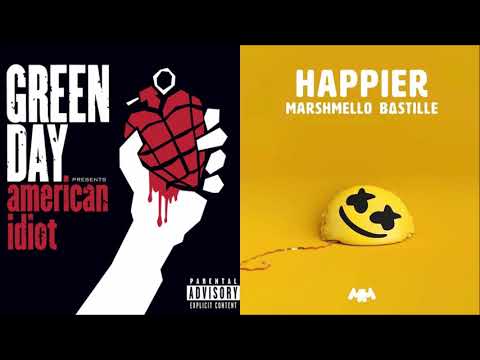 Boulevard of Happier Dreams (mashup) - Green Day + Marshmello ft. Bastille
