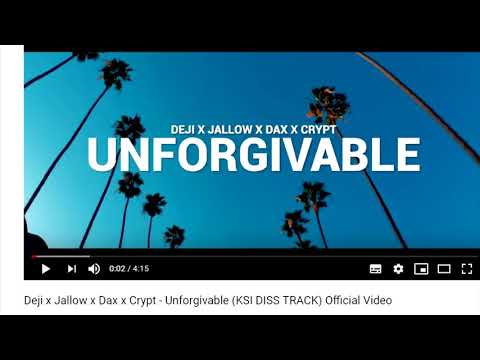 Ksi reacts to deji X dax X jallow X crypt unforgivable