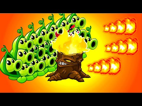Plants vs Zombies 2 HOT Pea Pod vs All Zombies (PVZ 2 Gameplay!)