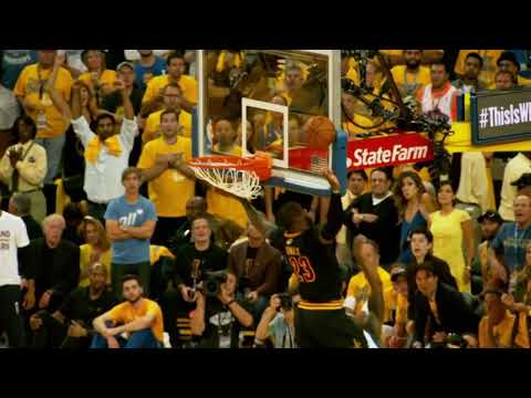 Lebron James iconic block on Andre Iguodala - 2016 Game 7 NBA Finals