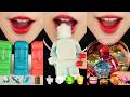 20MINS EMOJI MUKBANG ASMR COMPILATION ALIEN FOOD WAX CANDY GEMSTONE CANDY EATING SOUND ASMR