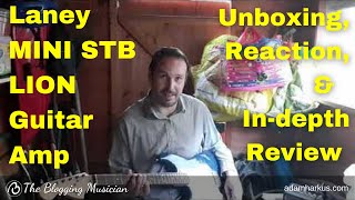 Video thumbnail for Laney MINI-STB-LION Guitar amp. Unboxing, Reaction, and Review. by The Blogging Musician