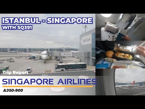 Pulang Kembali Bersama Singapore Airlines | Istanbul - Singapura SQ391 A350-900 in Economy Class