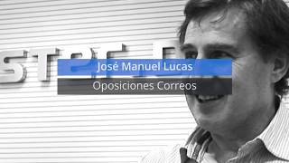 Jose Manuel Lucas ha aprobado con éxito las oposiciones de Correos preparándose en MasterD Madrid Jose Manuel Lucas ha aprobado con éxito las oposiciones de Correos preparándose en MasterD Madrid
