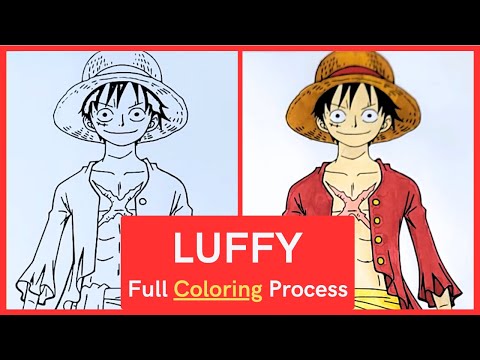 Vibrant One Piece Coloring Pages For Adults To Reduce Stress