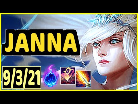 JANNA VS NAUTILUS - 9/3/21 KDA SUPPORT GAMEPLAY